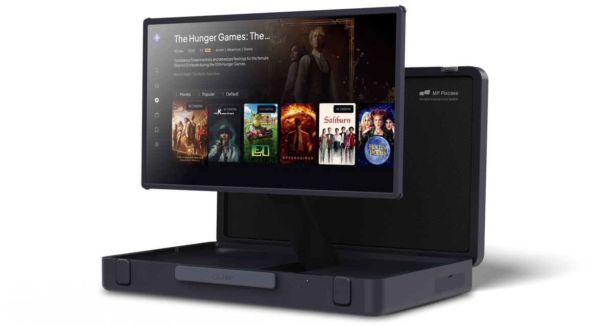 pixcase portable entertainment system