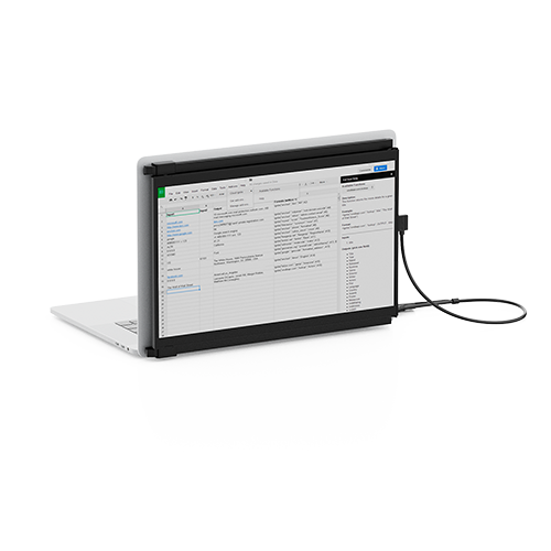 Duex Max DS dual screen extender for laptop has presentation mode